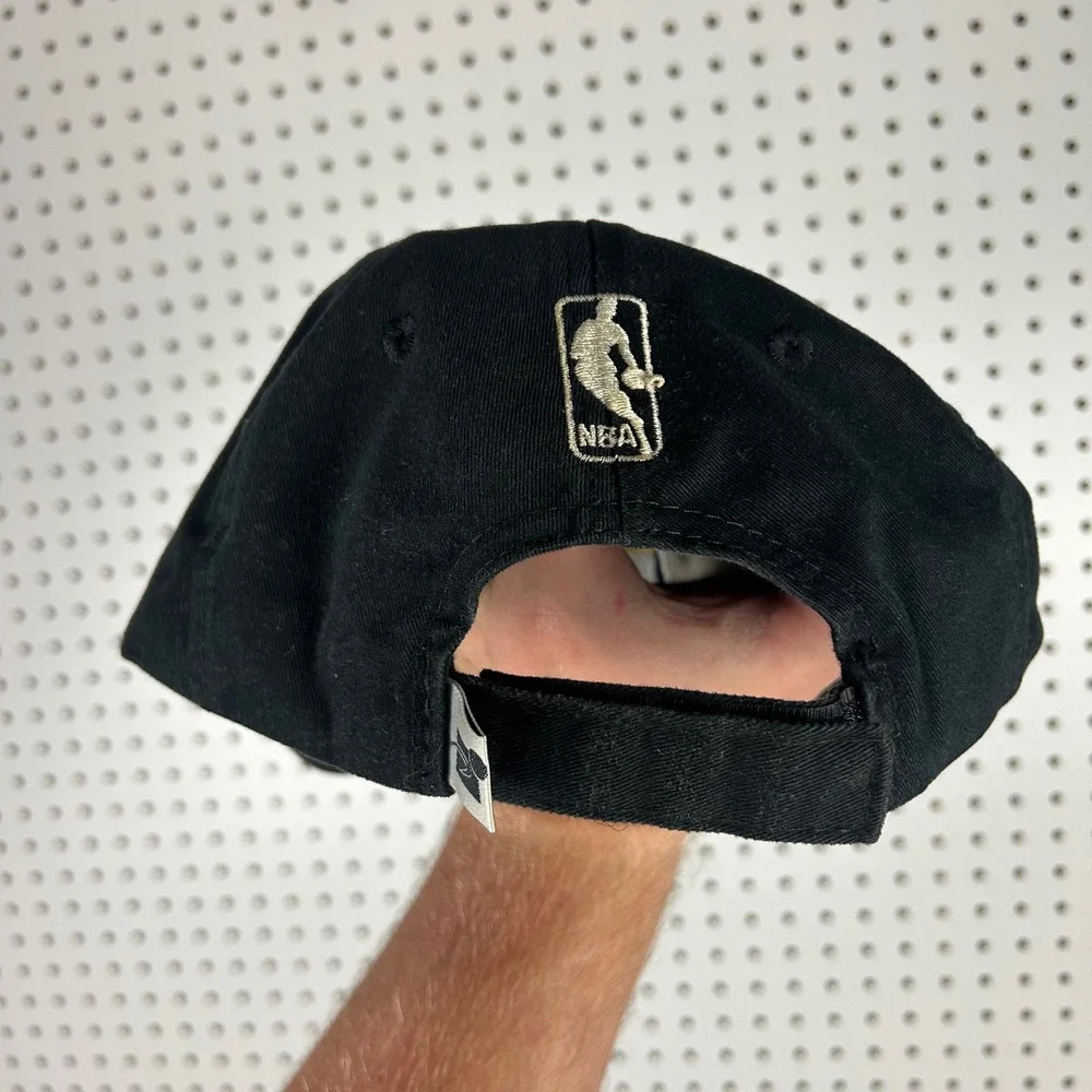 Indiana Pacers NBA Hat Sports Specialties Strapback Cap Black 90s Black One Size